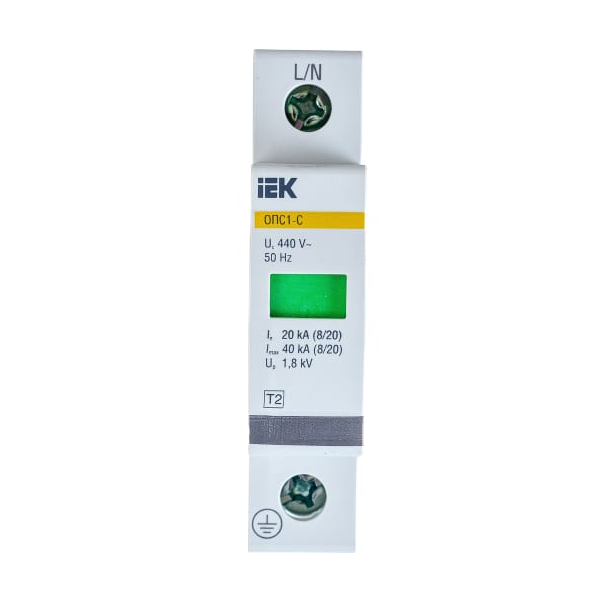 

Ограничитель IEK MOP20-1-C перенапряжения ОПС1-C 1P, MOP20-1-C