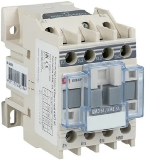 Изображение товара Контактор EKF ctr-s-9-380-nc для управления электрическими цепями