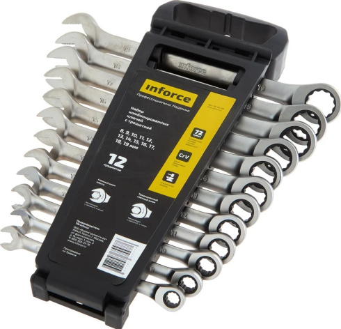 Изображение товара Набор ключей Inforce 06-05-49 универсальный для дома и работы