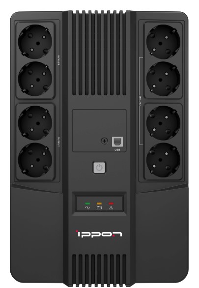 

Источник бесперебойного питания Ippon Nut 1050 2061500 600Вт 1050ВА черный, Nut 1050