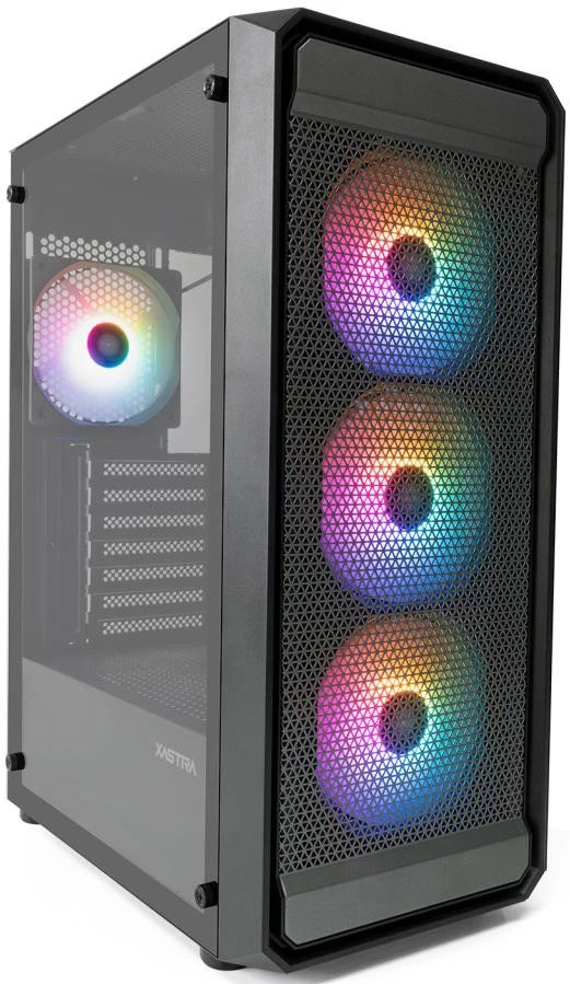 

Корпус ATX Xastra A403 4FRGB Black без БП, боковая панель из закалённого стекла, 2*USB 2.0, USB 3.0, A403 4FRGB Black