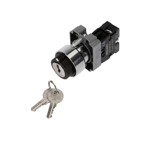 Изображение товара Переключатель Rexant 36-5552 с 2 или 3 положениями, с замком и ручкой