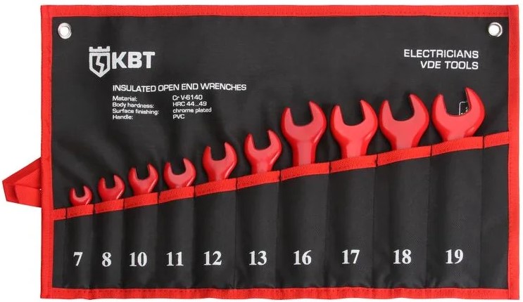 

Набор ключей КВТ 74707 диэлектрических однорожковых НИИ-21 серия ЭКСПЕРТ, 74707