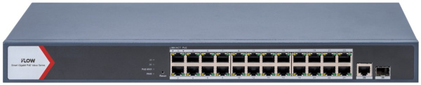 Изображение товара Настраиваемый 24-портовый управляемый PoE-коммутатор iFlow F-SW-EM626POE-VM/L