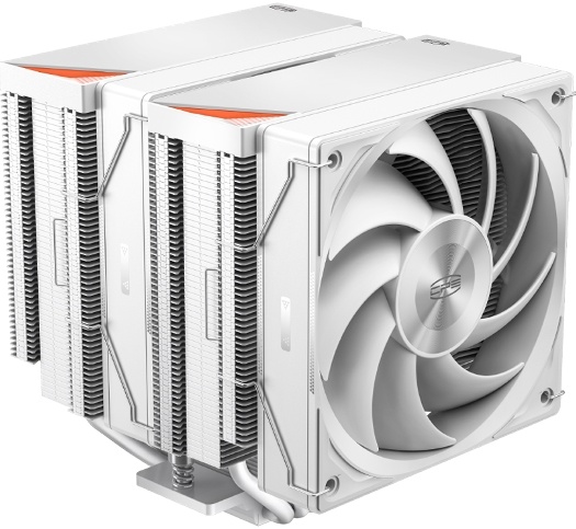

Кулер PCCooler RZ620 WH LGA1851/1700/1200/115X/AM5/AM4 (TDP 260W, 4-pin PWM, 86,73CFM, 32dBA, 1800RPM, 2*120mm, white), RZ620 WH