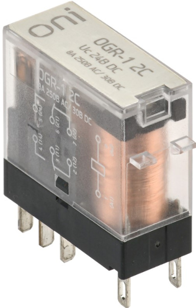 Изображение товара Реле промежуточное ONI OGR-1-2C-DC24V для автоматизации