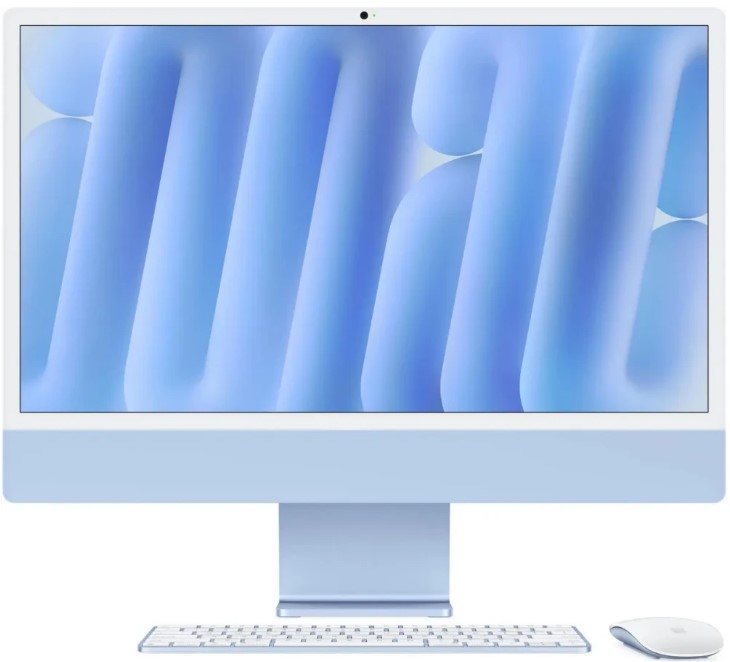 

Моноблок 24'' Apple iMac Z1E5000CT M4 8-core CPU, 8-core GPU, 16GB, 1TB SSD, blue, iMac