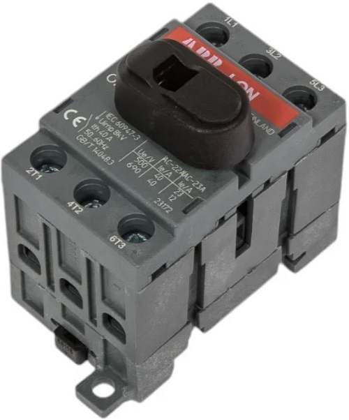 

Рубильник ABB 1SCA104902R1001 OT40F3 3п с рукояткой DIN/винт, 1SCA104902R1001