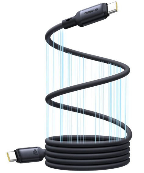 Изображение товара Магнитный USB-C кабель Baseus PicoGo с мощностью 240 Вт для зарядки и передачи данных