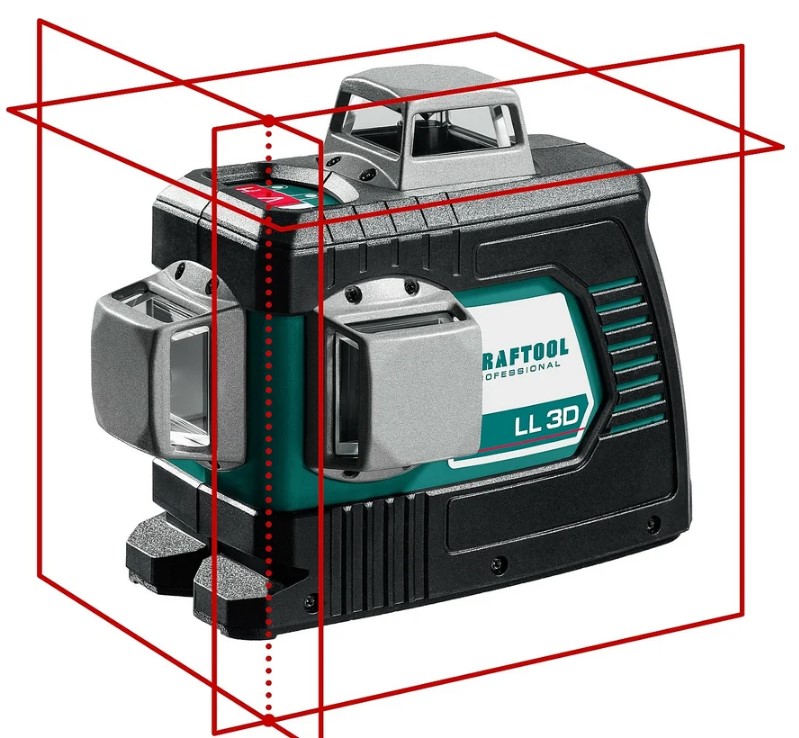 

Нивелир лазерный Kraftool LL-3D-3 34640-3 Kraftool 360 градусов, 20м/70м/детектор, сверхъяркий, LL-3D-3