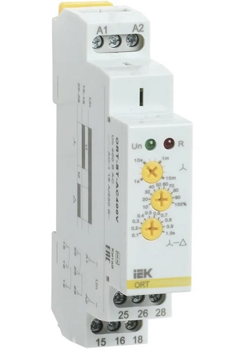 

Реле пуска IEK ORT-ST-AC400V звезда-треугольник ORT 400В AC, ORT-ST-AC400V