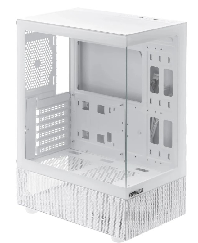 

Корпус ATX FORMULA CRYSTAL Z1 PLUS WH белый, без БП, боковая и передняя панели из закаленного стекла, USB Type-C, 2*USB 2.0, USB 3.0, audio, CRYSTAL Z1 PLUS WH