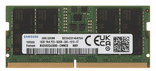 

Оперативная память SODIMM DDR5 16GB Samsung M425R2GA3PB0-CWM 5600MHz CL46 1.1V, M425R2GA3PB0-CWM