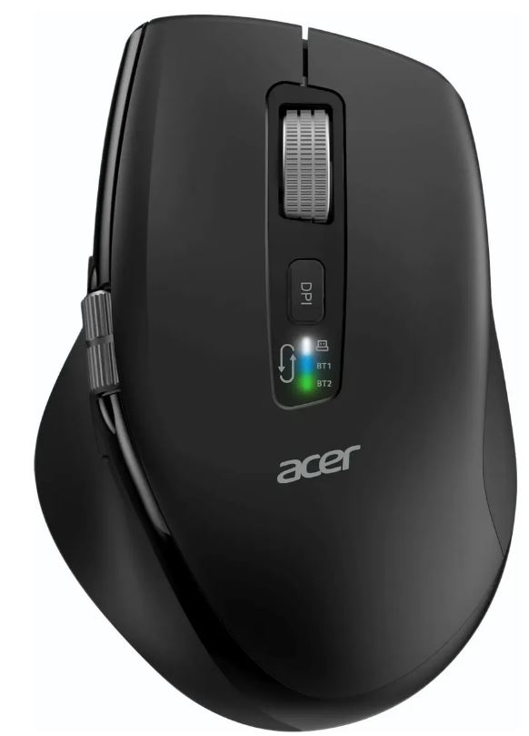 

Мышь Wireless Acer OMR406 ZL.MCEEE.02W оптическая 4800dpi BT/Radio USB 8but, цвет: черный (2043432), OMR406