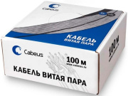 фото Кабель витая пара U/UTP 5e кат. 1 пара  Cabeus UTP-1P-Cat.5e-SOLID-100