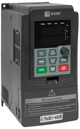 Изображение товара Преобразователь частоты EKF VT100-0R7-3B для вентиляции и насосов