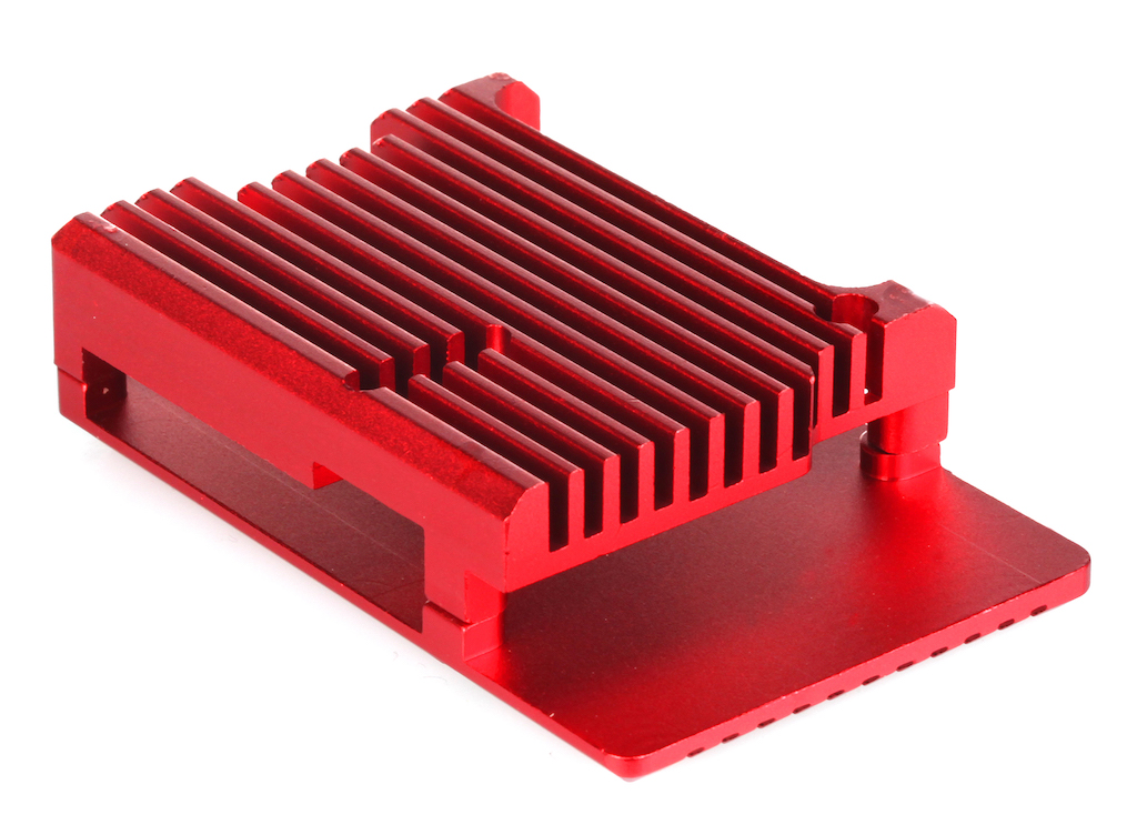 

Корпус Qumo RS004 32880 Aluminium Case for Raspberry Pi 4, red, RS004