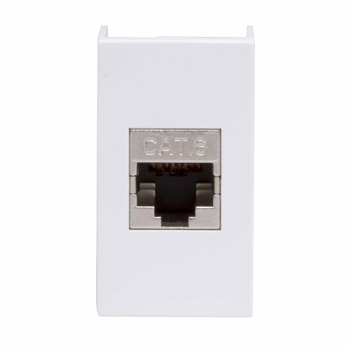 

Розетка DKC 45068 компьютерная RJ45 кат.6 экран., 8P8C, Viva, 1 модуль, белая, "Viva", 45068