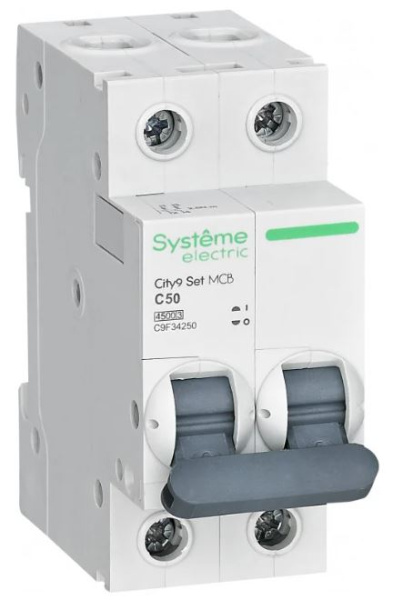 Изображение товара Автоматический выключатель Systeme Electric C9F34250 50 А IP20
