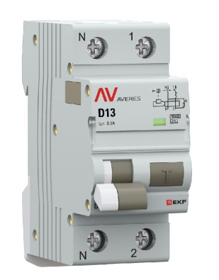 фото Автомат дифференциальный EKF rcbo10-1pn-13D-300-a-av в Красноярске