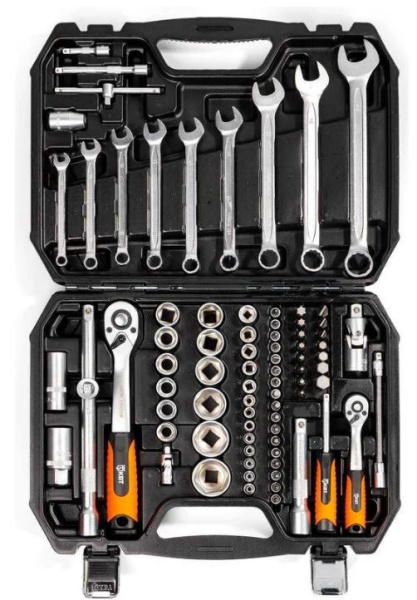 Изображение товара Набор инструментов КВТ 82133 профессиональный комплект 82 шт в чемодане