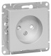 фото Розетка без заземления  EKF UP1-SOA-101