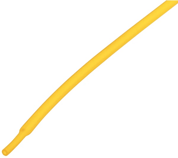 

Термоусаживаемая трубка Rexant 20-2002 ТУТ нг 2,0/1,0мм, желтая (упак. 50 шт. по 1м), 20-2002