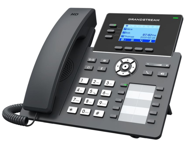 Изображение товара IP-телефон Grandstream GRP2604 с 3 линиями и 10 клавишами BLF, дисплей 2.48 дюйма