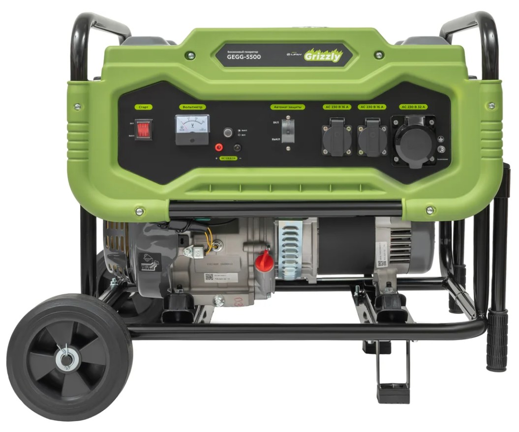 

Генератор бензиновый Grizzly GEGG-5500, GEGG-5500