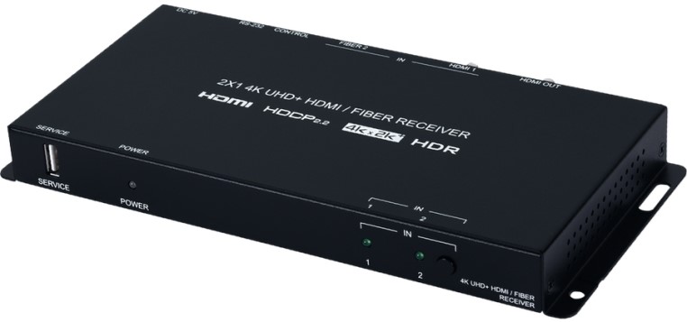 

Приемник Cypress CPLUS-21FRX сигналов HDMI 4096x2160/60 (4:2:0) c HDR, HDCP 1.4, 2.0 и EDID из многомодовой оптической линии, CPLUS-21FRX