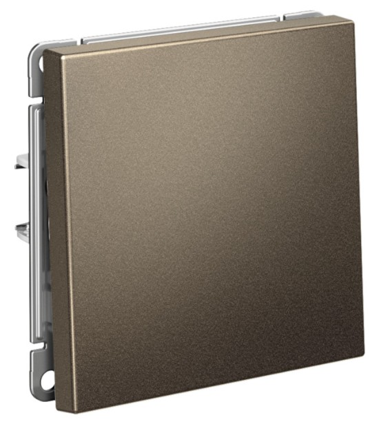 

Выключатель кнопочный Systeme Electric GAL000615S ARTGALLERY 10А, механизм, быстрозажим. клем., МОККО, GAL000615S