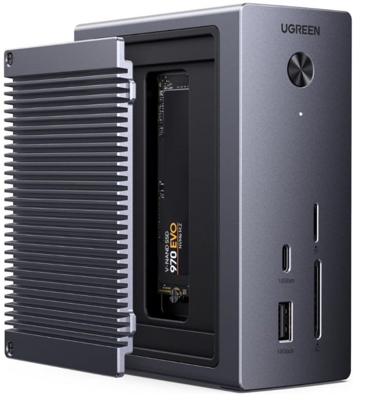 

Зарядное устройство UGREEN CM923 55735_ 10-in-1 Docking Station. Цвет: серый, CM923