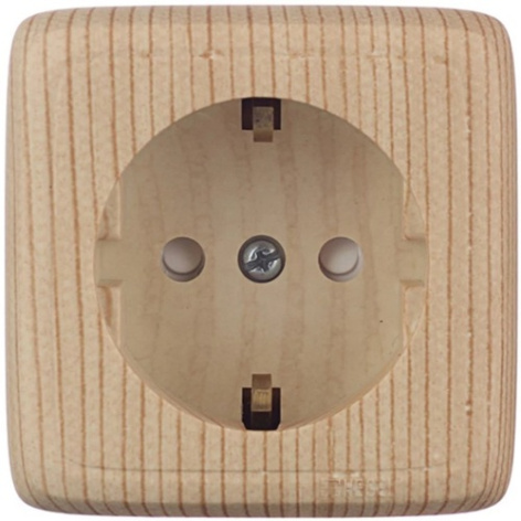 Изображение товара Розетка с заземлением HEGEL РА16-114-02 для безопасного подключения