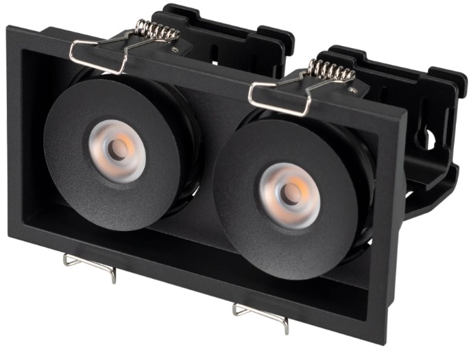 

Светильник Arlight CL-SIMPLE-S148x80-2x9W Warm3000 028151 (BK, 45 deg) IP20 металл, CL-SIMPLE-S148x80-2x9W Warm3000