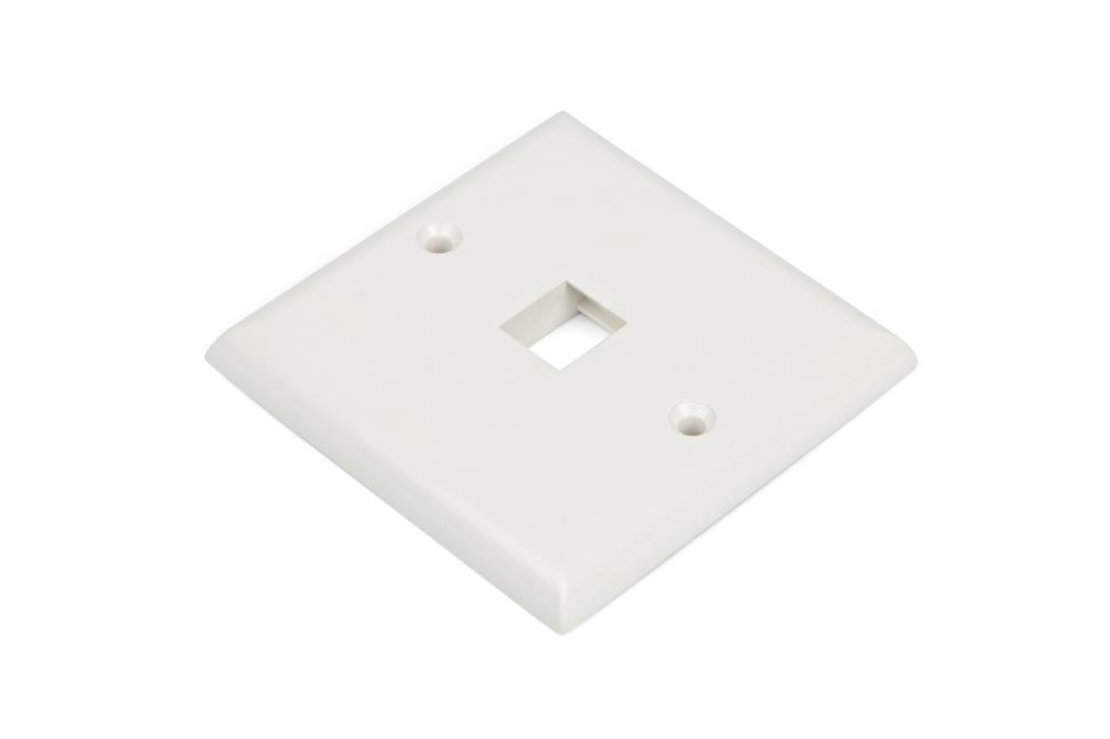 

Панель лицевая Hyperline FP-E-1-WH 86х86мм для 1-й вставки типа Keystone Jack, европейский стандарт, FP-E-1-WH