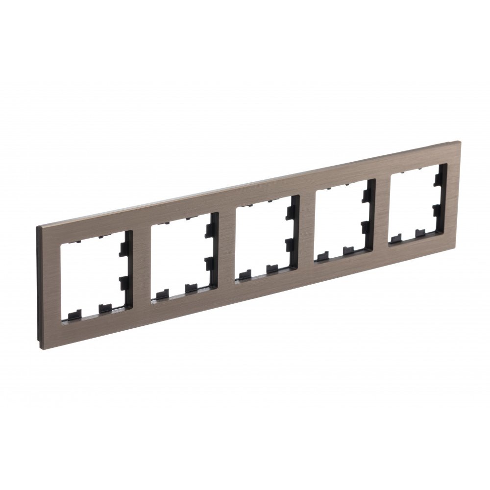 

Рамка пятерная Systeme Electric ATN312205 AtlasDesign NATURE Металл латунь, ATN312205