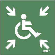 фото Знак наклейка  IEK LPC10-1-15-15-BEZZON