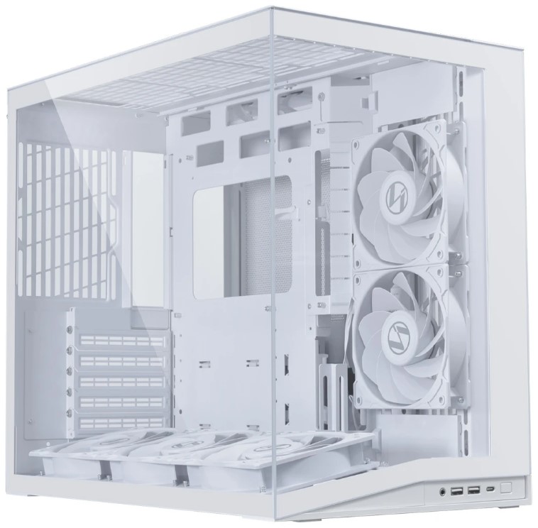 

Корпус ATX Lian Li O11 Dynamic Mini V2 Flow G99.O11DMIV2FW.R0 белый, без БП, боковая и фронтальная панели из закалённого стекла, 2*USB 3.0, USB Type-C, O11 Dynamic Mini V2 Flow
