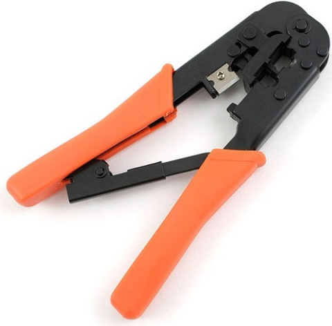 Изображение товара Обжимной инструмент Cablexpert T-568R для RJ45 RJ12 RJ11 кабелей и разъемов
