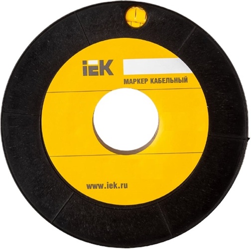 

Маркер на кабель IEK UMK30-B МК3- 6мм символ "В" (350шт/упак), UMK30-B