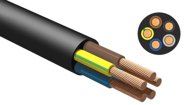 Изображение товара Кабель iTOK КГтп-ХЛ 5х1.5 для силовых установок