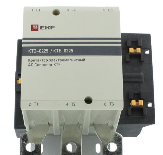 

Контактор EKF ctr-b-225 КТЭ 225А 230В NO, ctr-b-225