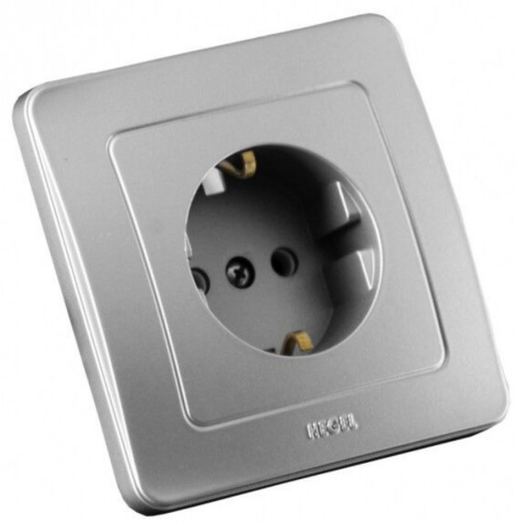 Изображение товара Розетка с заземлением HEGEL РС16-311-06