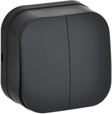 Изображение товара Выключатель IEK EVH20-K02M-10 GLORY 2 клавиши