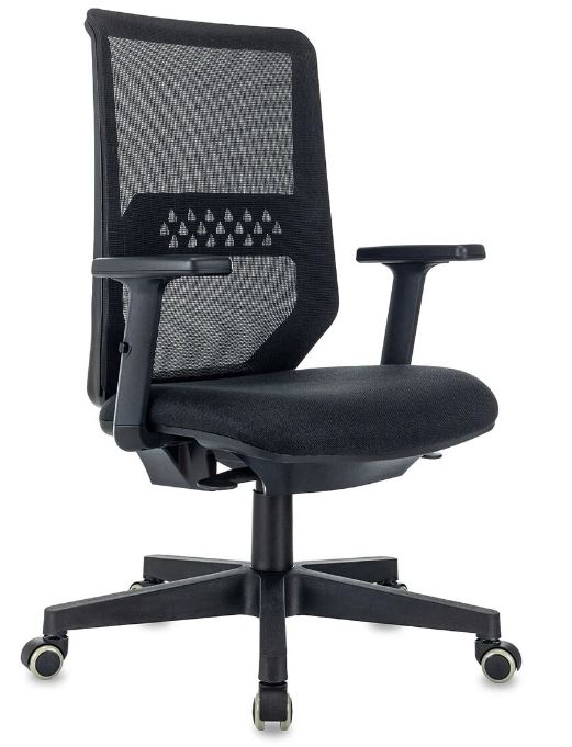 

Кресло Бюрократ MC-611N ЧЕРНЫЙ TW SQU BL СЕТКА/ТКАНЬ КРЕСТОВ. ПЛАСТИК, MC-611N