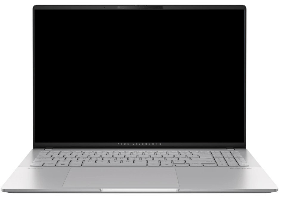 

Ноутбук ASUS Vivobook S 16 M5606KA-RI035 90NB1593-M00160 Ryzen AI 7 350/24GB/1TB SSD/Radeon Graphics/16" 3K OLED/Wi-Fi/BT/Cam/noOS/silver, Vivobook S 16 M5606KA-RI035