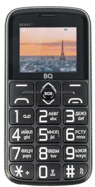 

Мобильный телефон BQ 1851 Respect Black 1.77 ", BT, 0.08MP, SIM: 2, 1400 mAh, 1851 Respect Black