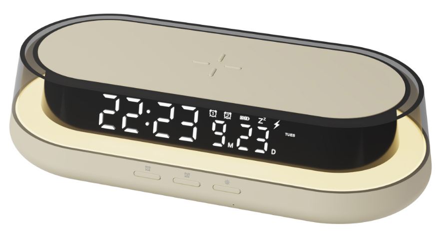 

Часы Lyambda WCW101-IV с функцией беспроводной зарядки, слоновая кость, WCW101-IV