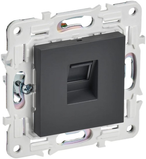 Изображение товара Информационная розетка IEK SK-K10-2-K48 для Ethernet RJ-45 встраиваемая