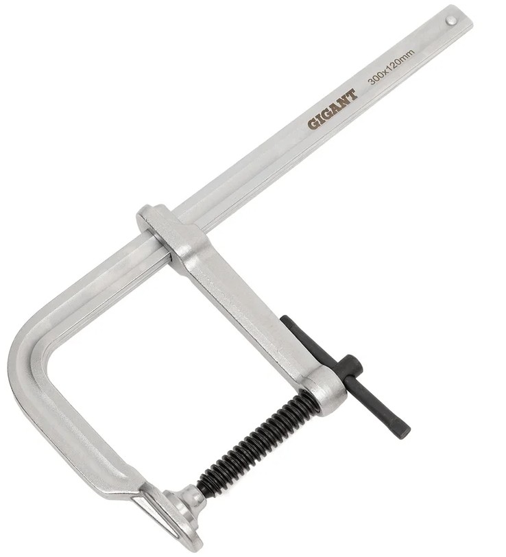 

Струбцина Gigant GSFC-120-300 цельнокованая тип F 300/120 мм, GSFC-120-300